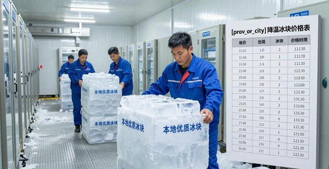 聊城降温冰块多少钱一吨？本地制冰厂报价来了