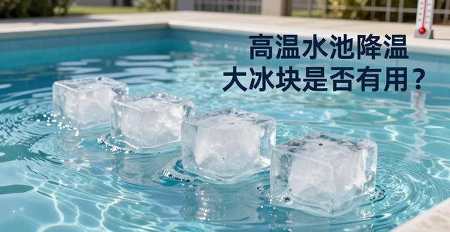 聊城高温水池降温大冰块，到底管不管用？